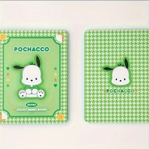 3 for $26 - Hello Kittys Pochacco Memo Book- Set of Sticky Notes